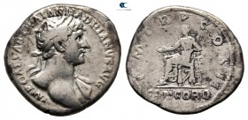 Hadrian AD 117-138. Struck AD 118. Rome. Denarius AR
