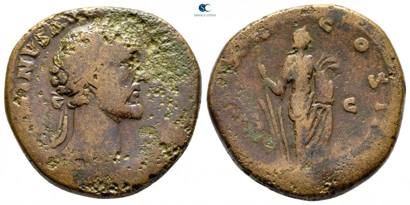Antoninus Pius AD 138-161. Rome
Sestertius Æ

30 mm., 21,40 g.



nearly ...