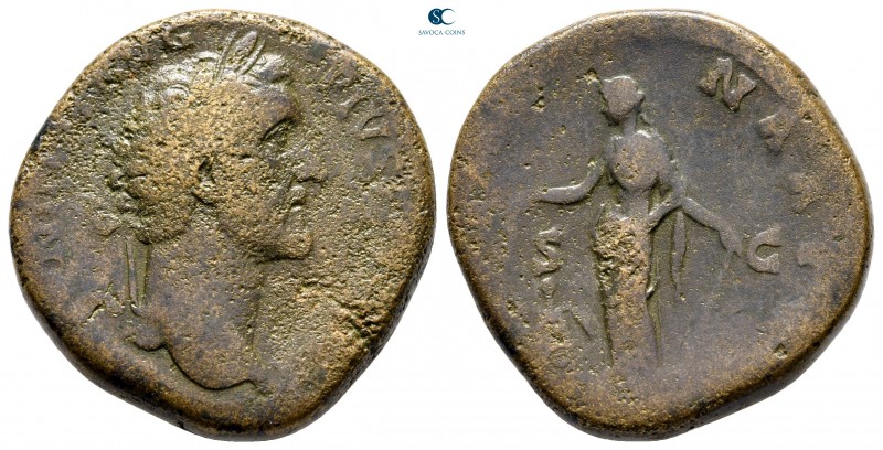 Antoninus Pius AD 138-161. Rome
Sestertius Æ

31 mm., 25,84 g.



very fi...