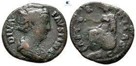 Diva Faustina I AD 140-141. Rome. As Æ