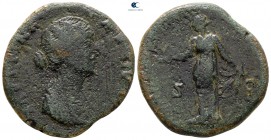 Faustina II AD 147-175. Rome. Sestertius Æ