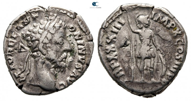 Marcus Aurelius AD 161-180. Rome
Denarius AR

18 mm., 2,45 g.



very fin...