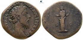 Marcus Aurelius AD 161-180. Rome. Sestertius Æ