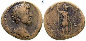 Marcus Aurelius AD 161-180. Rome. Sestertius Æ