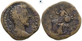 Marcus Aurelius AD 161-180. Rome. Sestertius Æ