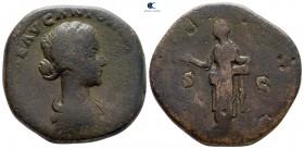 Lucilla AD 164-182. Rome. Sestertius Æ