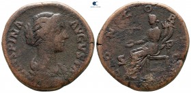 Crispina, wife of Commodus AD 178-182. Rome. Sestertius Æ