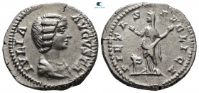 Julia Domna, wife of Septimius Severus AD 193-217. Rome. Denarius AR