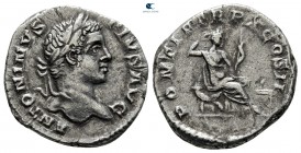 Caracalla AD 198-217. Rome. Denarius AR