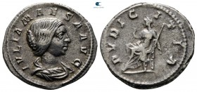Julia Maesa AD 218-224. Rome. Denarius AR