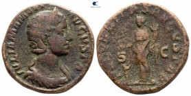 Julia Mamaea AD 225-235. Rome. Sestertius Æ