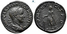 Gordian III AD 238-244. Rome. Sestertius Æ
