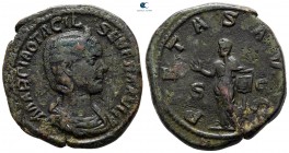 Otacilia Severa AD 244-249. Rome. Sestertius Æ