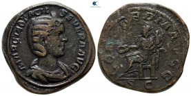 Otacilia Severa AD 244-249. Rome. Sestertius Æ