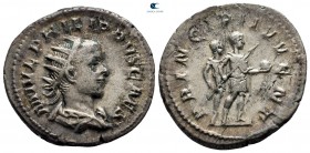 Philip II, as Caesar AD 244-246. Rome. Antoninianus AR