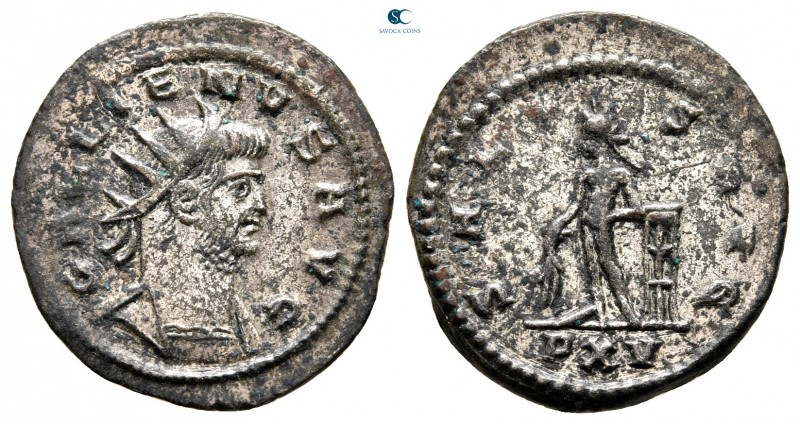 Gallienus AD 253-268. Antioch
Antoninianus Æ silvered

22 mm., 3,66 g.


...