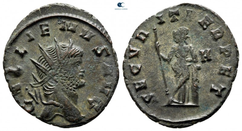 Gallienus AD 253-268. Rome
Antoninianus Billon

21 mm., 2,59 g.



very f...