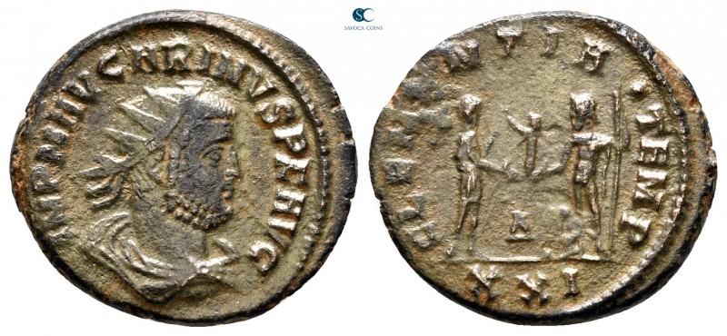 Carinus AD 283-285. Cyzicus
Antoninianus Æ

22 mm., 4,27 g.



very fine