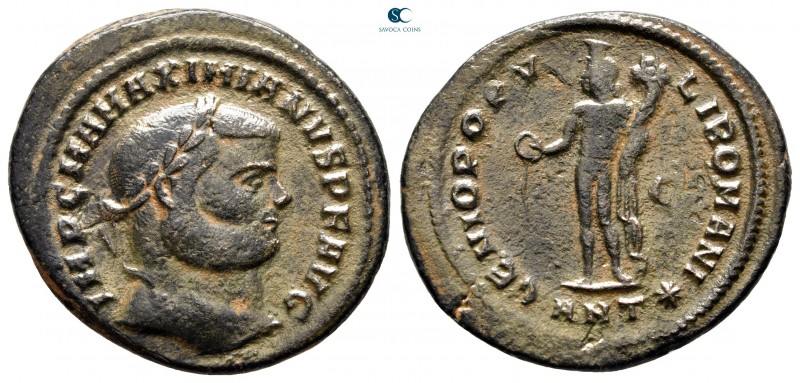 Maximianus Herculius AD 286-305. Antioch
Follis Æ

29 mm., 8,33 g.



ver...