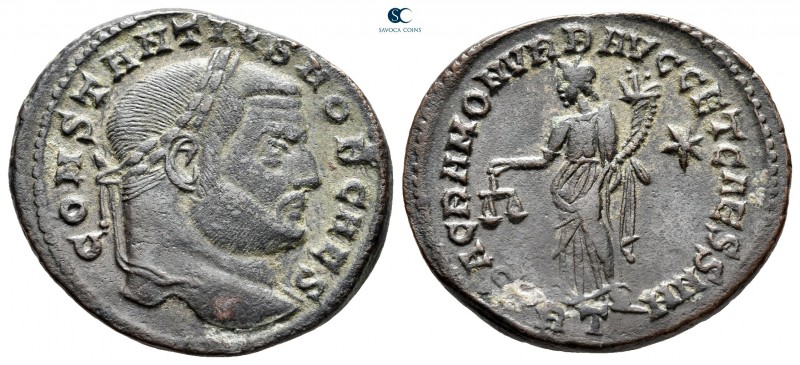 Constantius I Chlorus AD 305-306. Rome
Follis Æ

28 mm., 8,61 g.



very ...