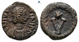 Justinian I AD 527-565. Imitative (Sicilian?) mint. 5 Nummi AE