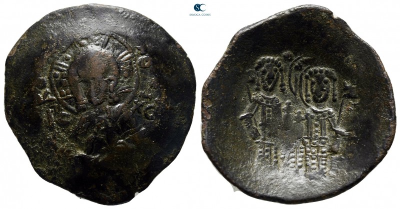 Alexius III Angelus-Comnenus AD 1195-1203. Constantinople
Trachy Æ

25 mm., 3...