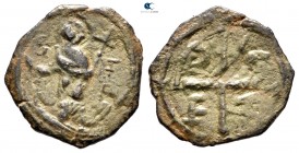 Tancred, regent AD 1101-1112. Third type. Antioch. Follis Æ