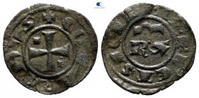 Frederico II AD 1197-1250. Kingdom of Sicily. Messina or Palermo. Denaro BI