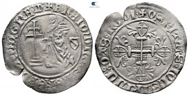 Raymond Bérenger AD 1365-1374. Knights of Rhodes (Knights Hospitaller). Gigliato AR