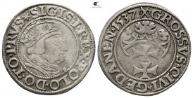 Poland. Gdansk. Sigismund I AD 1506-1548. Groschen AR 1537