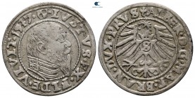 Germany. Albrecht AD 1525-1569. Groschen AR 1547
