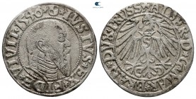 Germany. Preußen. Köningsberg. Albrecht AD 1525-1569. Groschen AR 1546