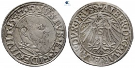 Germany. Preußen. Köningsberg. Albrecht AD 1525-1569. Groschen AR 1542