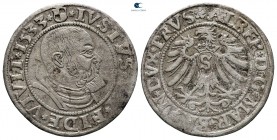 Germany. Preußen. Köningsberg. Albrecht AD 1525-1569. Groschen AR 1533