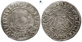 Germany. Preußen. Köningsberg. Albrecht AD 1525-1569. Groschen AR 1539