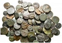 Lot of ca. 100 greek bronze coins / SOLD AS SEEN, NO RETURN!nearly very fine