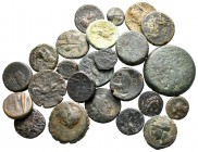 Lot of ca. 25 greek bronze coins / SOLD AS SEEN, NO RETURN!nearly very fine