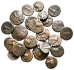 Lot of ca. 25 greek bronze coins / SOLD AS SEEN, NO RETURN!very fine