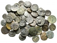 Lot of ca. 60 greek bronze coins / SOLD AS SEEN, NO RETURN!very fine