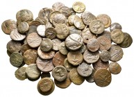 Lot of ca. 85 greek bronze coins / SOLD AS SEEN, NO RETURN!nearly very fine