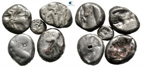 Lot of ca. 5 achaemenid sigloi / SOLD AS SEEN, NO RETURN!nearly very fine