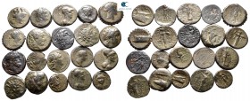 Lot of ca. 20 greek bronze coins / SOLD AS SEEN, NO RETURN!very fine