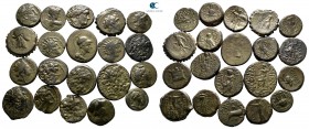 Lot of ca. 20 greek bronze coins / SOLD AS SEEN, NO RETURN!very fine