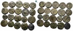 Lot of ca. 20 greek bronze coins / SOLD AS SEEN, NO RETURN!very fine