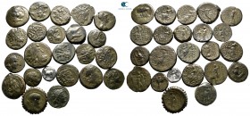 Lot of ca. 23 greek bronze coins / SOLD AS SEEN, NO RETURN!very fine