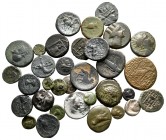 Lot of ca. 33 greek bronze coins / SOLD AS SEEN, NO RETURN!very fine