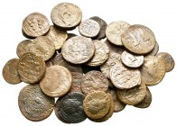 Lot of ca. 40 roman provincial bronze coins / SOLD AS SEEN, NO RETURN!fine