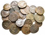 Lot of ca. 24 roman provincial bronze coins / SOLD AS SEEN, NO RETURN!fine