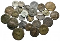 Lot of ca. 25 roman provincial bronze coins / SOLD AS SEEN, NO RETURN!nearly very fine