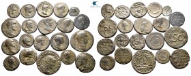Lot of ca. 20 roman provincial bronze coins / SOLD AS SEEN, NO RETURN!very fine